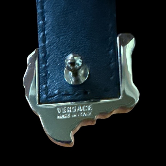 Versace Gold Medusa adjustable leather bracelet! NIB! - Picture 8 of 8